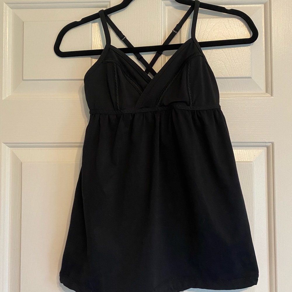 Lululemon Black Babydoll Tank